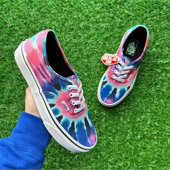 Vans Authentic Tie Dye Multi Color True White
